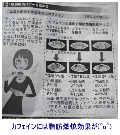 カフェインの効果